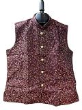 Floral Print Sleeveless Jacket (Bandi, Modi Jacket) # 1